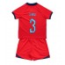 Maillot de foot Angleterre Luke Shaw #3 Extérieur vêtements enfant Monde 2022 Manches Courtes (+ pantalon court)